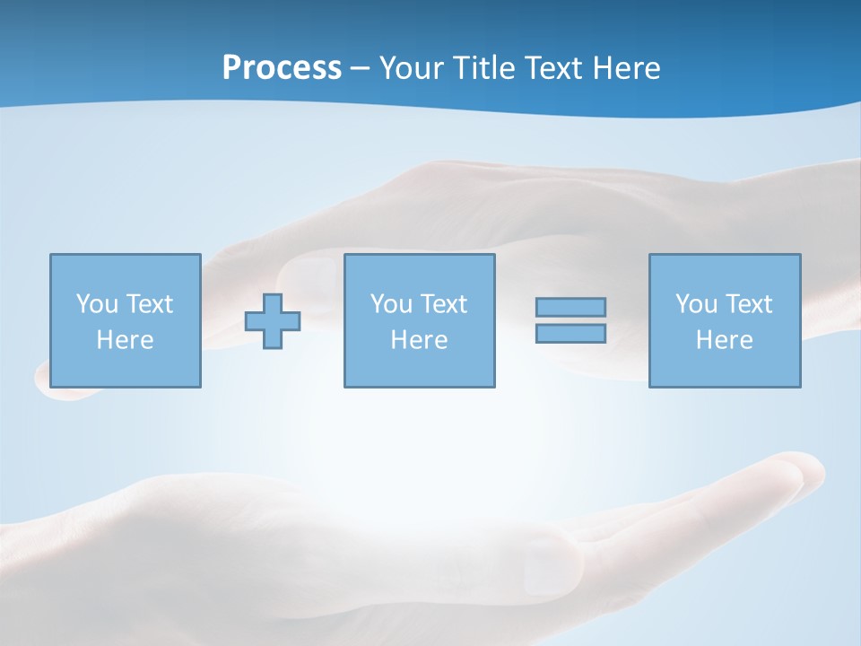 Kraft Blau Sonnenschutz PowerPoint Template
