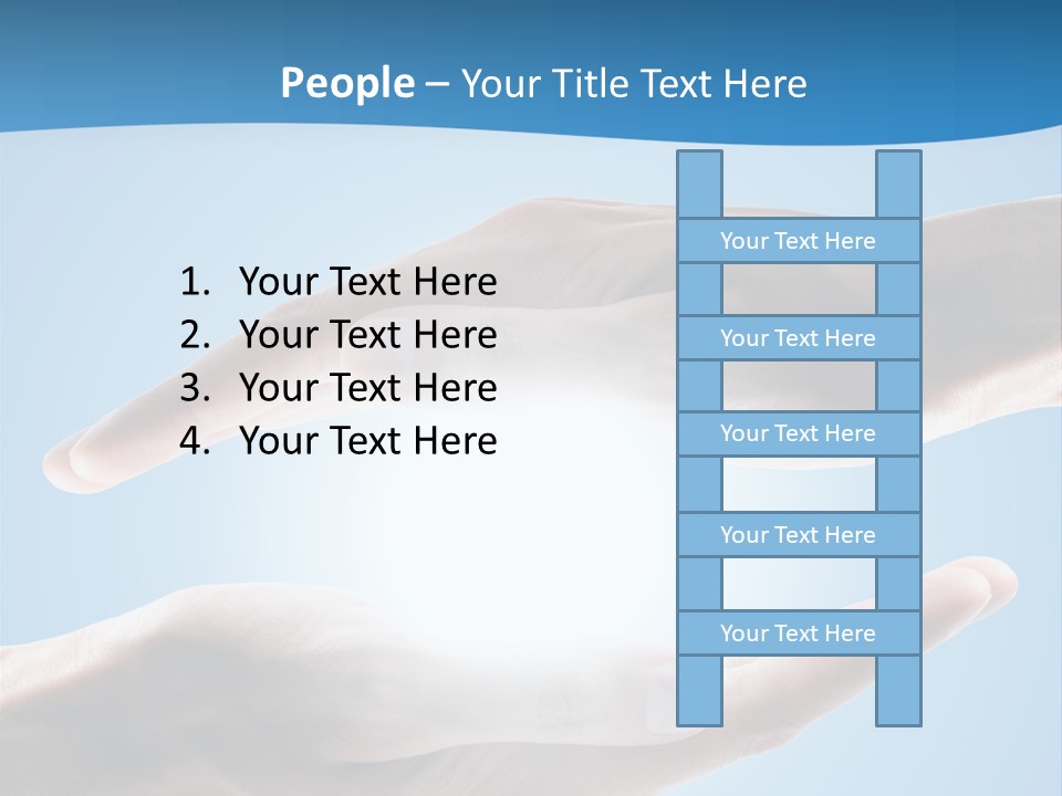 Kraft Blau Sonnenschutz PowerPoint Template