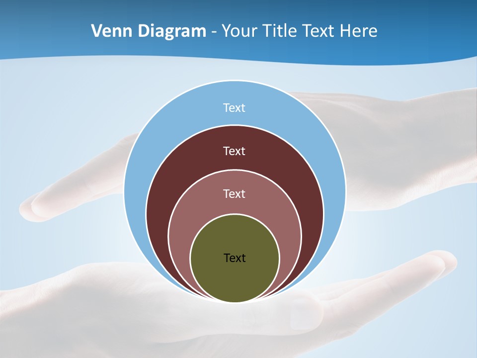 Kraft Blau Sonnenschutz PowerPoint Template