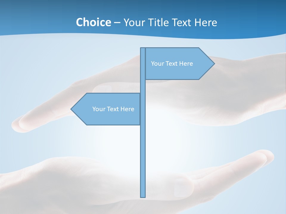 Kraft Blau Sonnenschutz PowerPoint Template