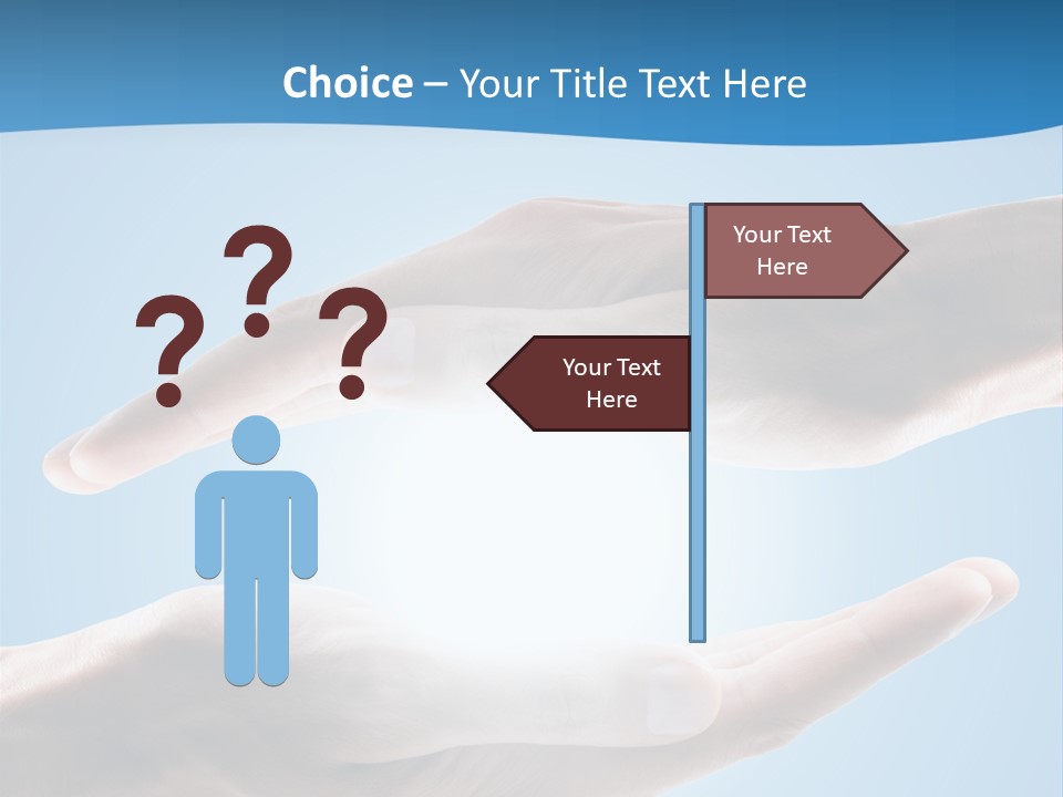 Kraft Blau Sonnenschutz PowerPoint Template