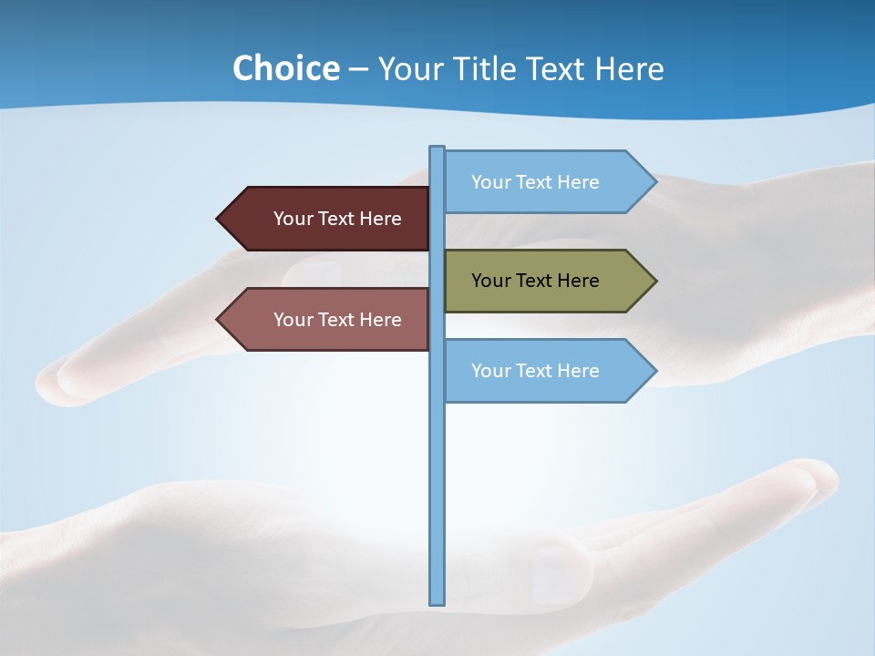 Kraft Blau Sonnenschutz PowerPoint Template