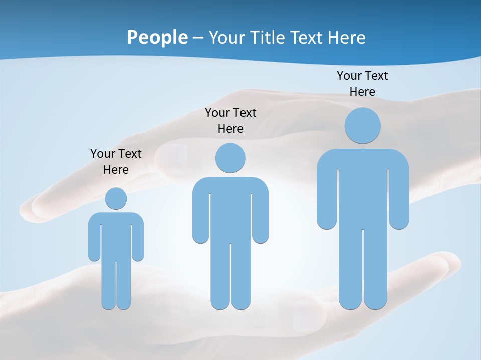 Kraft Blau Sonnenschutz PowerPoint Template