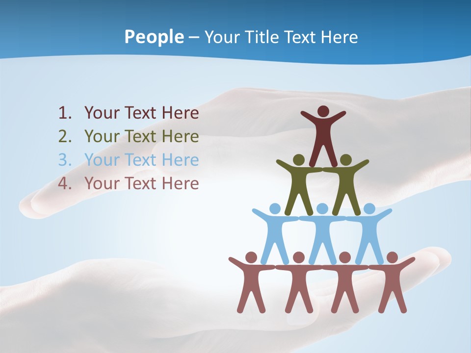 Kraft Blau Sonnenschutz PowerPoint Template