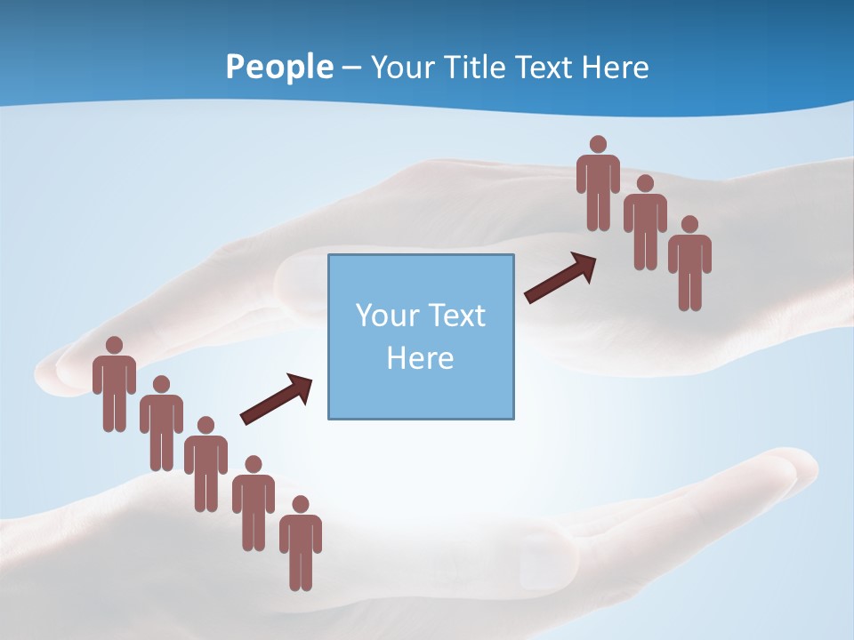 Kraft Blau Sonnenschutz PowerPoint Template