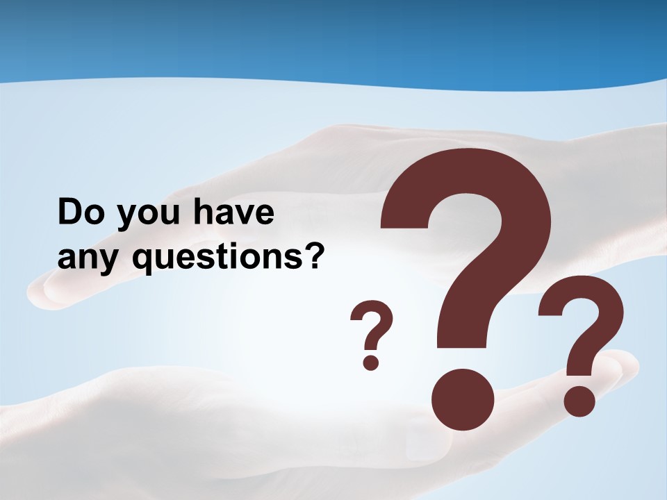 Kraft Blau Sonnenschutz PowerPoint Template