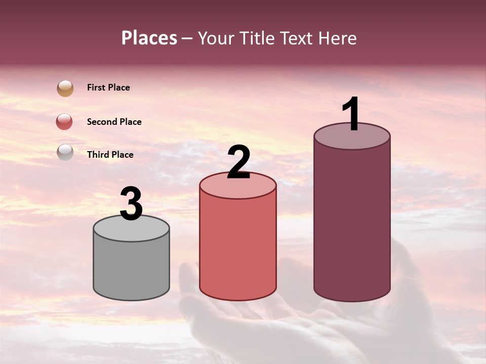 Wuste Beruhren Sonne PowerPoint Template