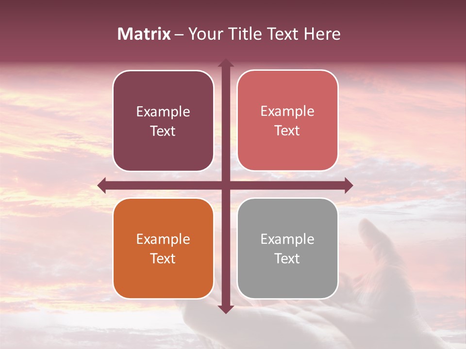 Wuste Beruhren Sonne PowerPoint Template