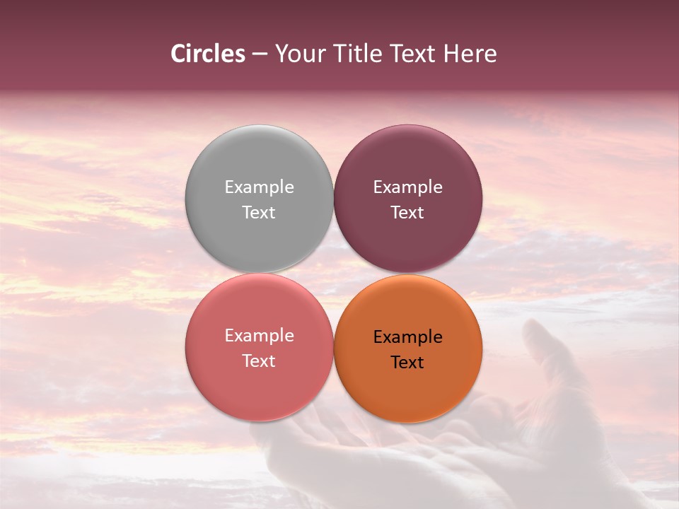 Wuste Beruhren Sonne PowerPoint Template