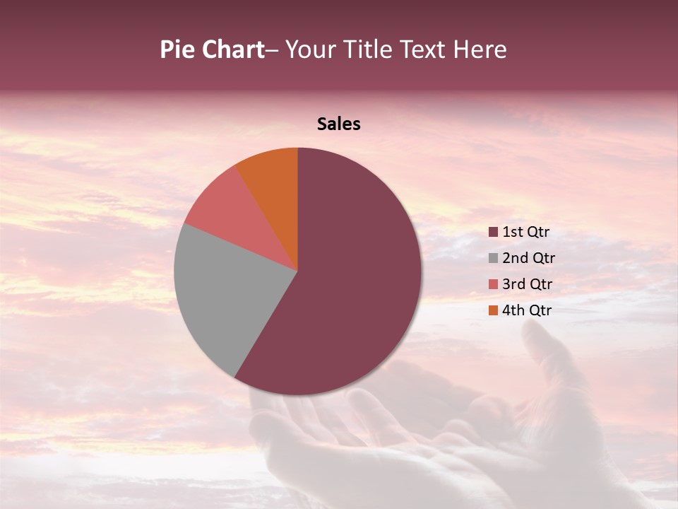 Wuste Beruhren Sonne PowerPoint Template