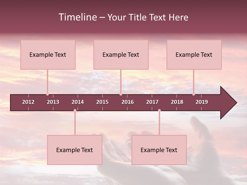 Wuste Beruhren Sonne PowerPoint Template