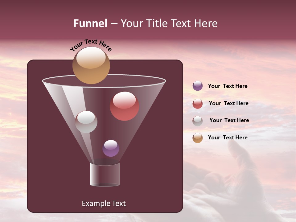 Wuste Beruhren Sonne PowerPoint Template