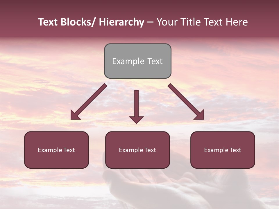 Wuste Beruhren Sonne PowerPoint Template