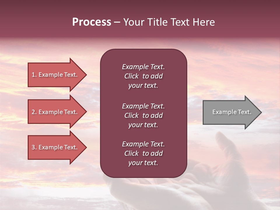 Wuste Beruhren Sonne PowerPoint Template