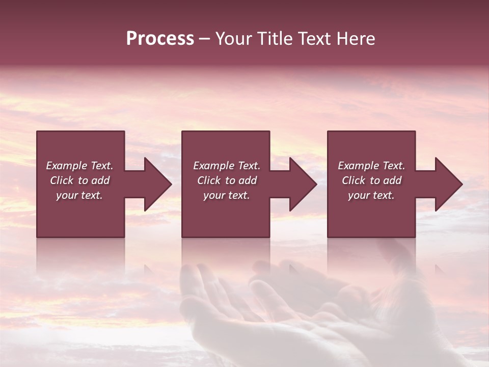 Wuste Beruhren Sonne PowerPoint Template