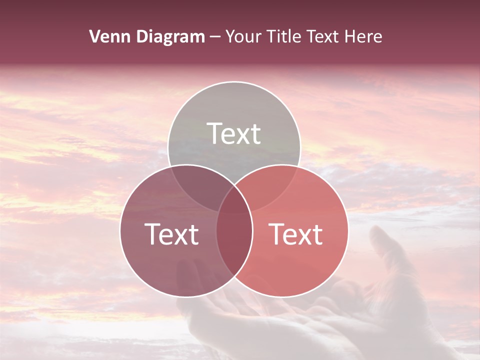 Wuste Beruhren Sonne PowerPoint Template