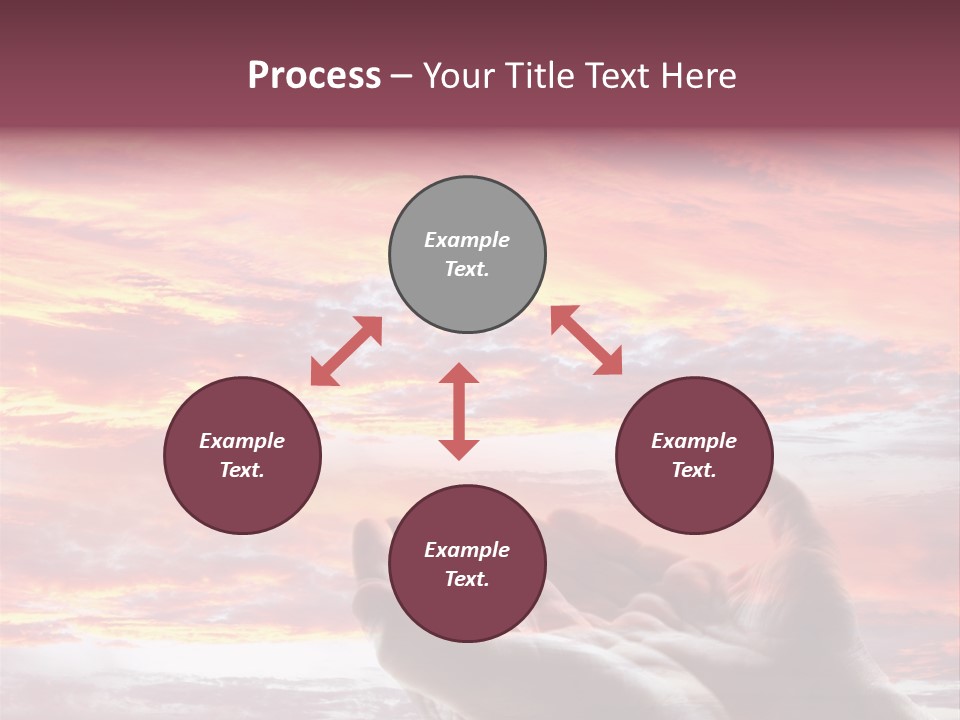 Wuste Beruhren Sonne PowerPoint Template