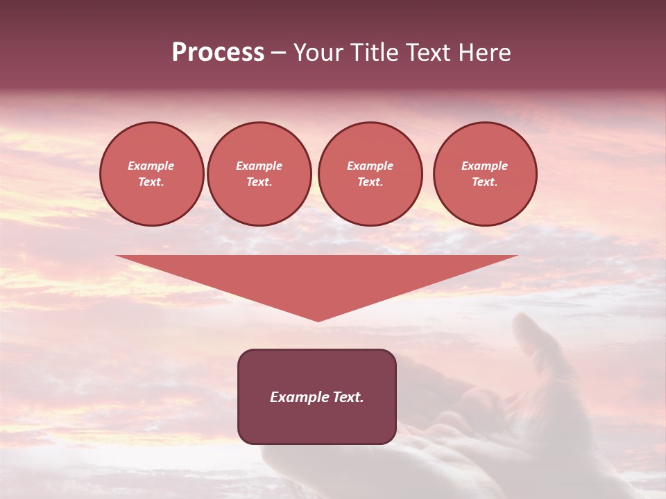 Wuste Beruhren Sonne PowerPoint Template