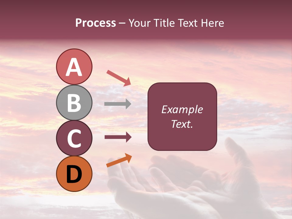 Wuste Beruhren Sonne PowerPoint Template