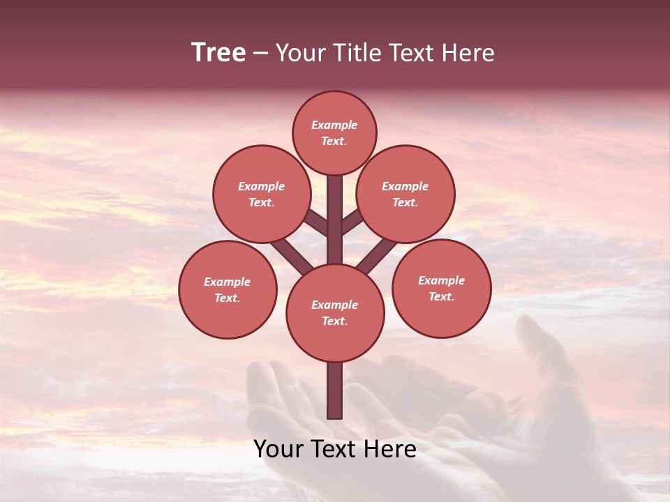 Wuste Beruhren Sonne PowerPoint Template