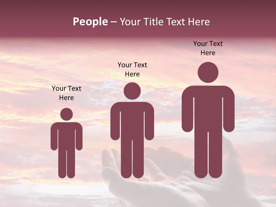 Wuste Beruhren Sonne PowerPoint Template