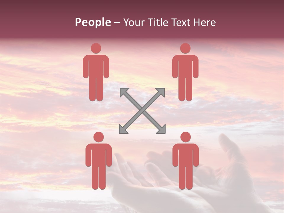 Wuste Beruhren Sonne PowerPoint Template