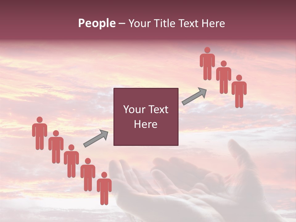 Wuste Beruhren Sonne PowerPoint Template