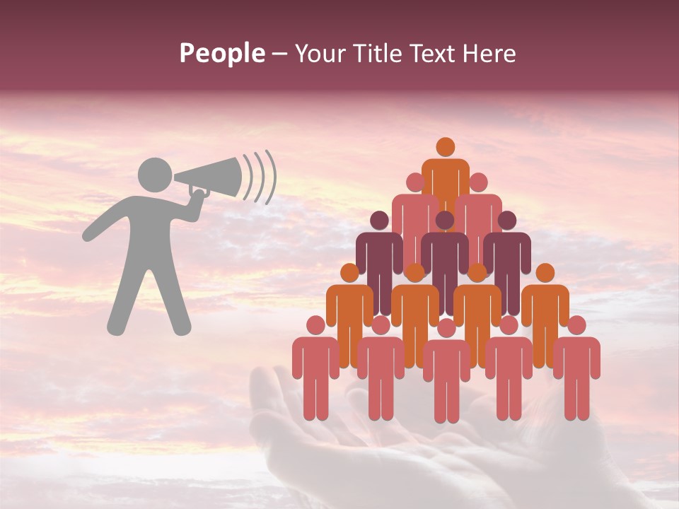 Wuste Beruhren Sonne PowerPoint Template