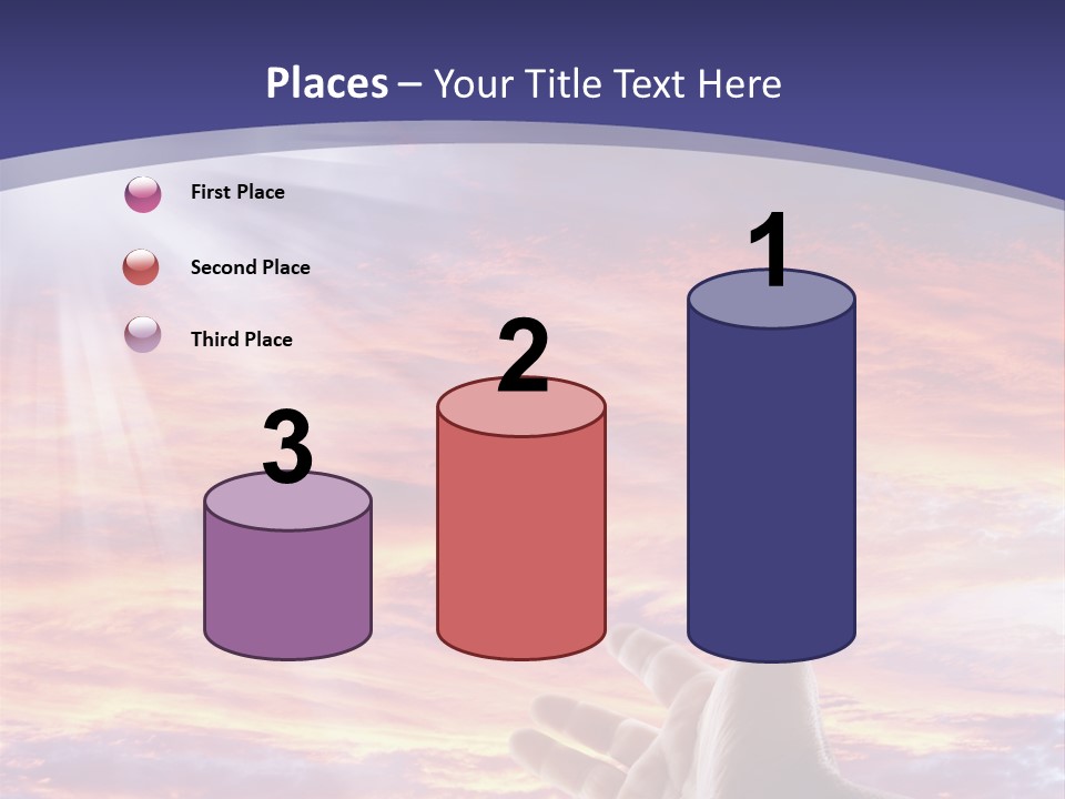 Reaching Warmth Beginning PowerPoint Template