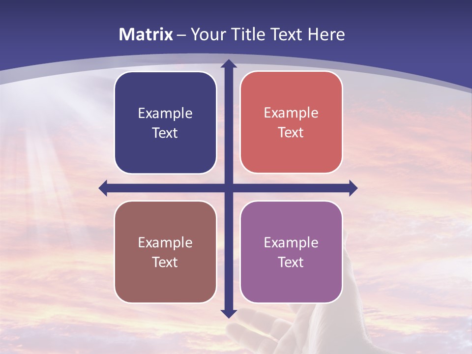 Reaching Warmth Beginning PowerPoint Template