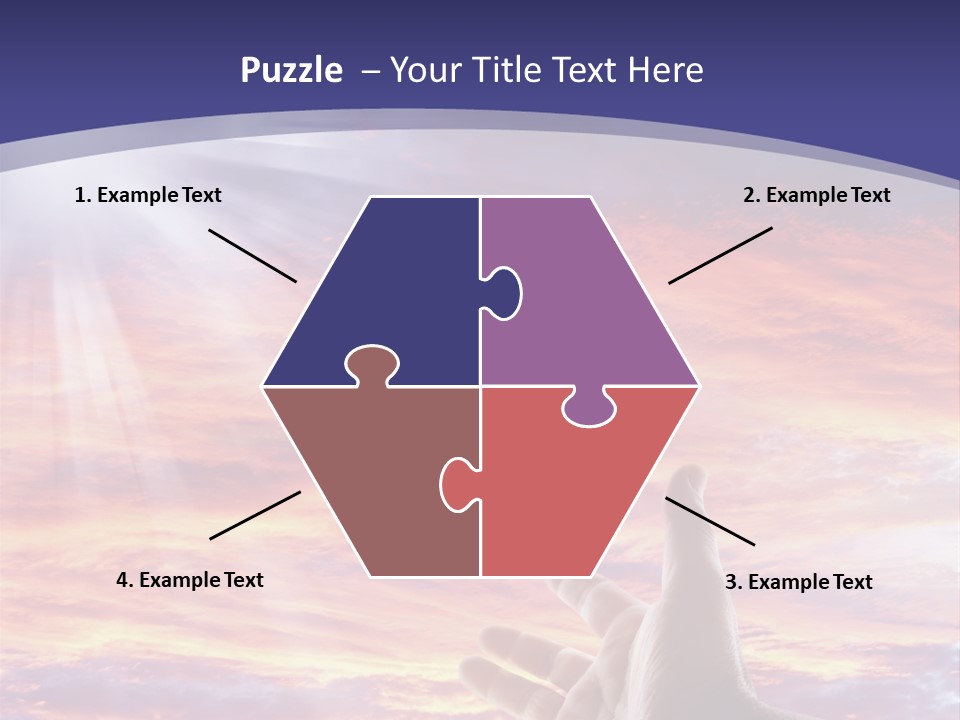 Reaching Warmth Beginning PowerPoint Template