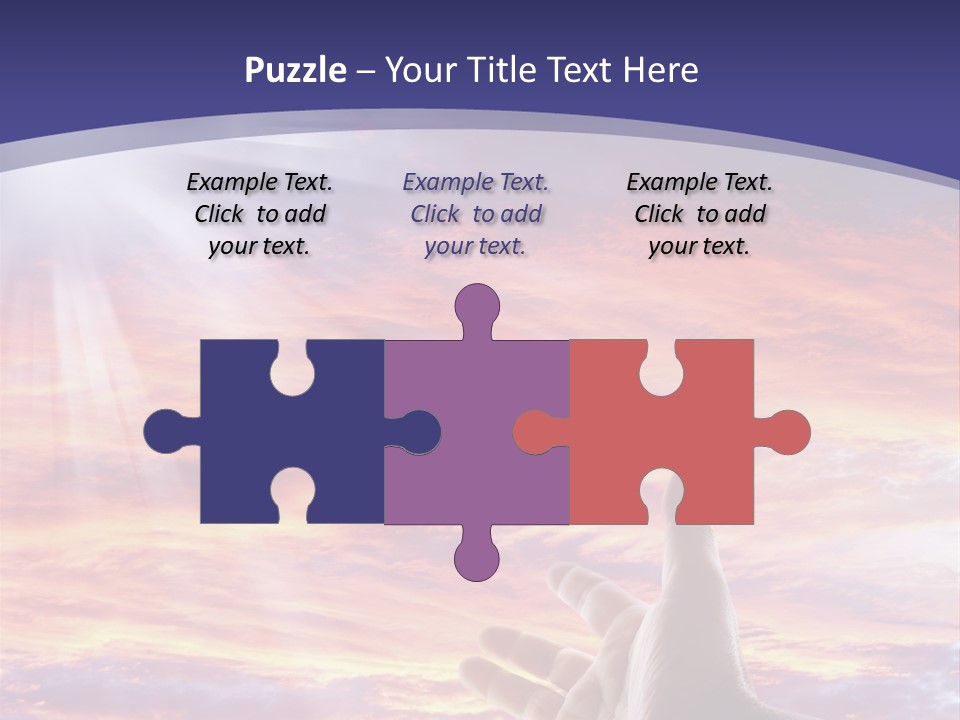 Reaching Warmth Beginning PowerPoint Template