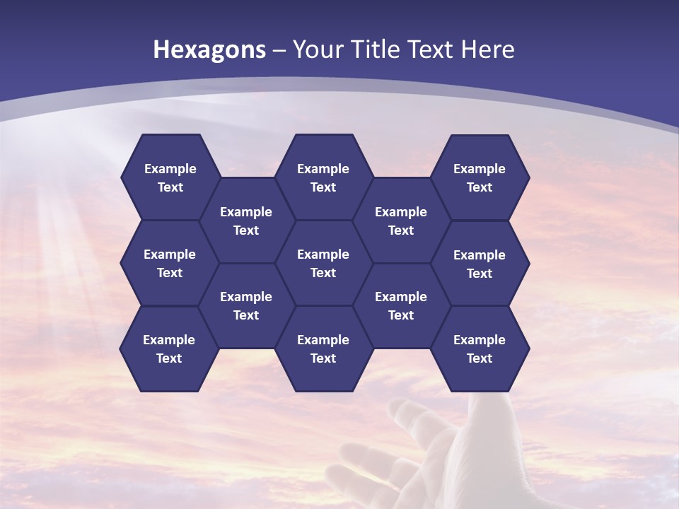 Reaching Warmth Beginning PowerPoint Template