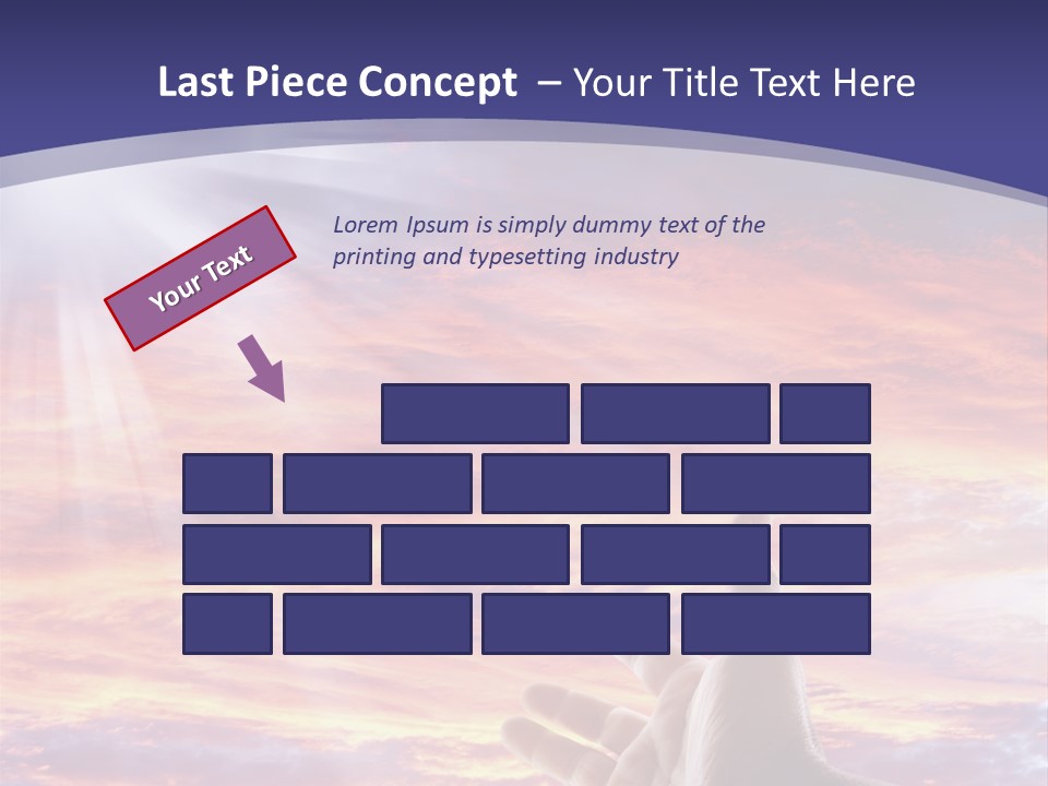 Reaching Warmth Beginning PowerPoint Template