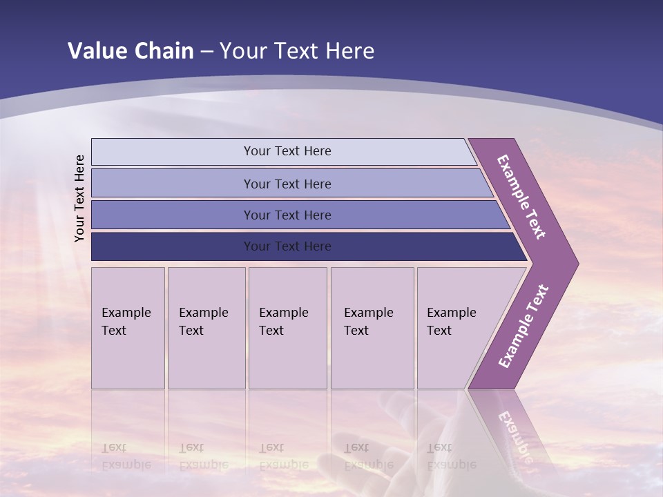 Reaching Warmth Beginning PowerPoint Template