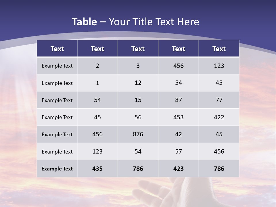 Reaching Warmth Beginning PowerPoint Template