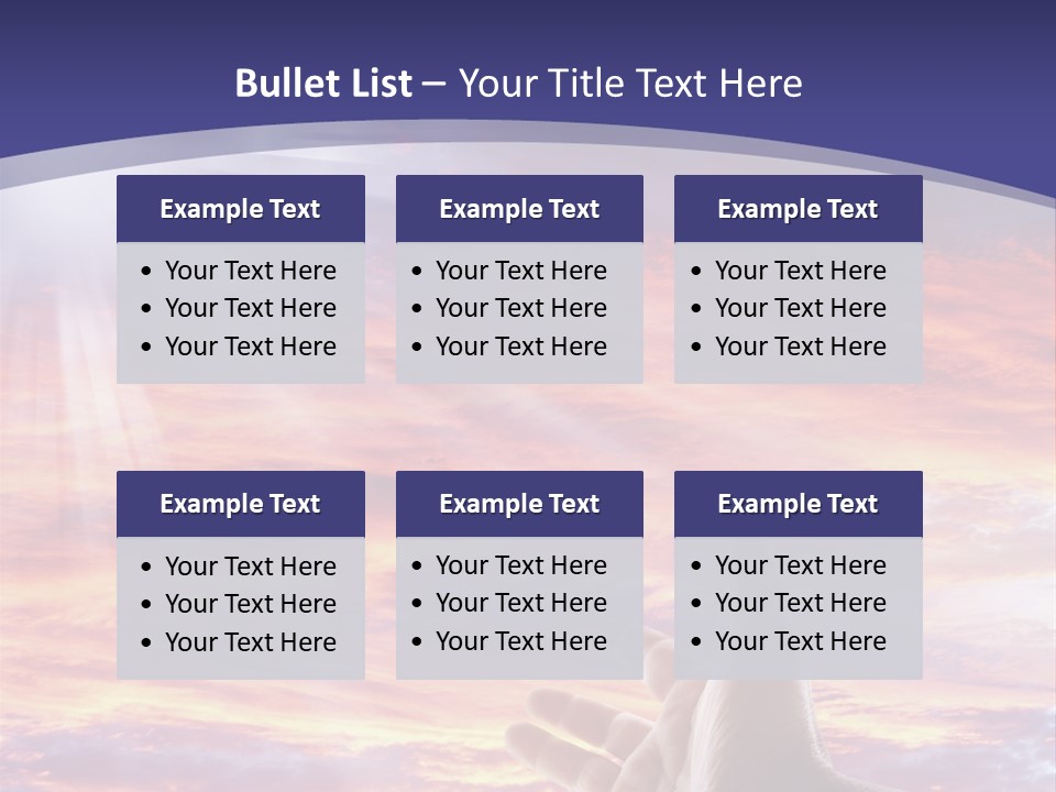 Reaching Warmth Beginning PowerPoint Template