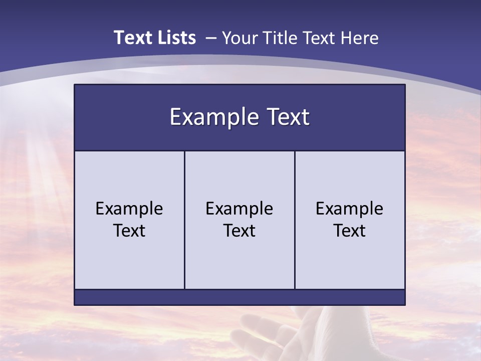 Reaching Warmth Beginning PowerPoint Template