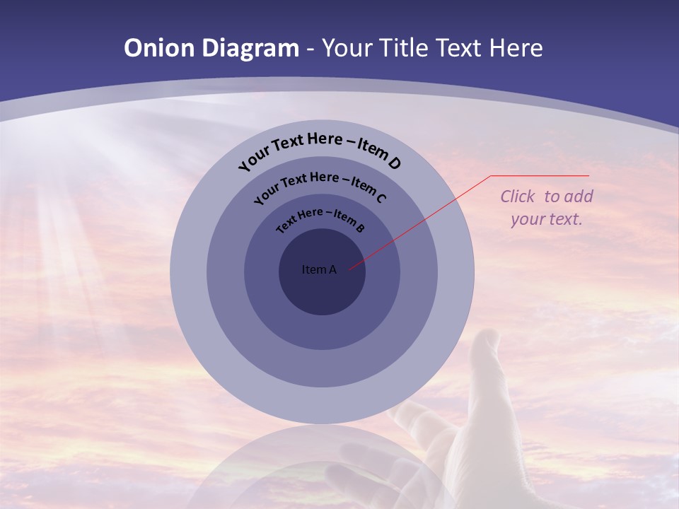 Reaching Warmth Beginning PowerPoint Template
