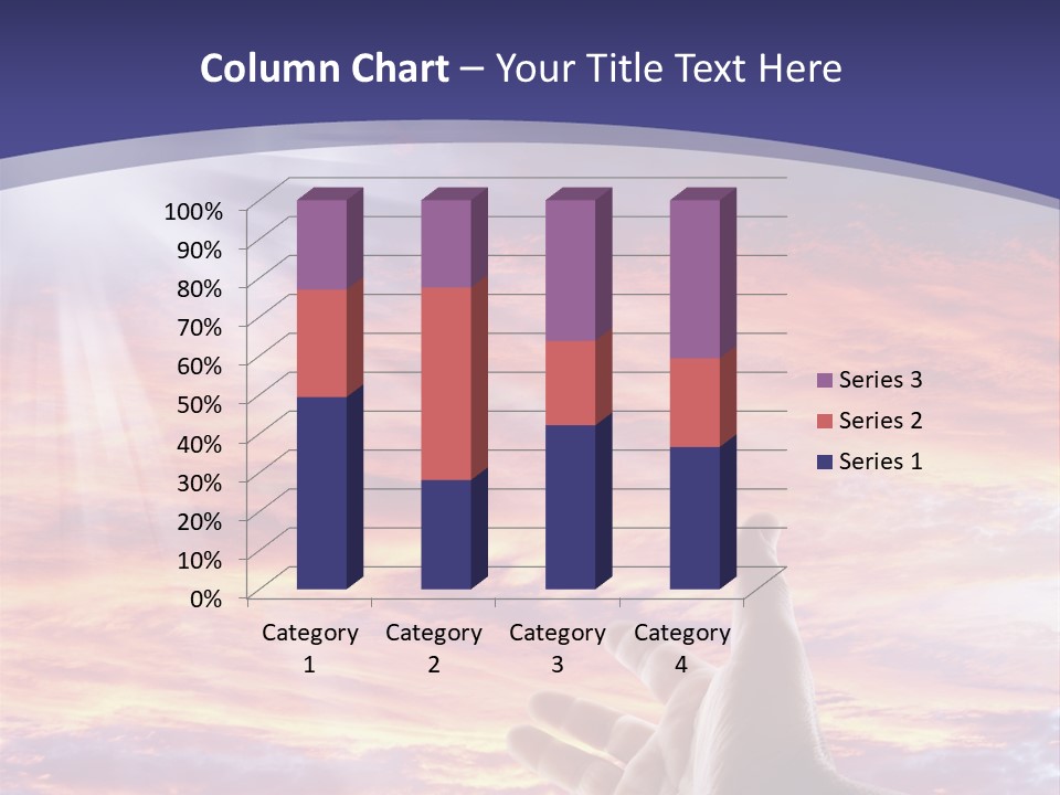 Reaching Warmth Beginning PowerPoint Template