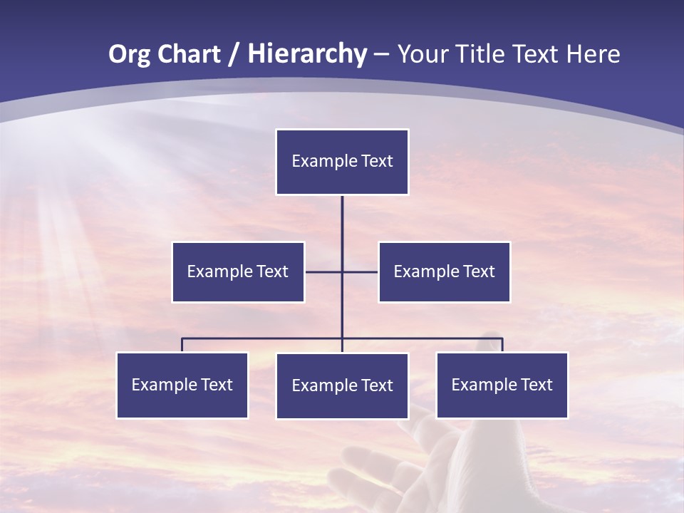 Reaching Warmth Beginning PowerPoint Template