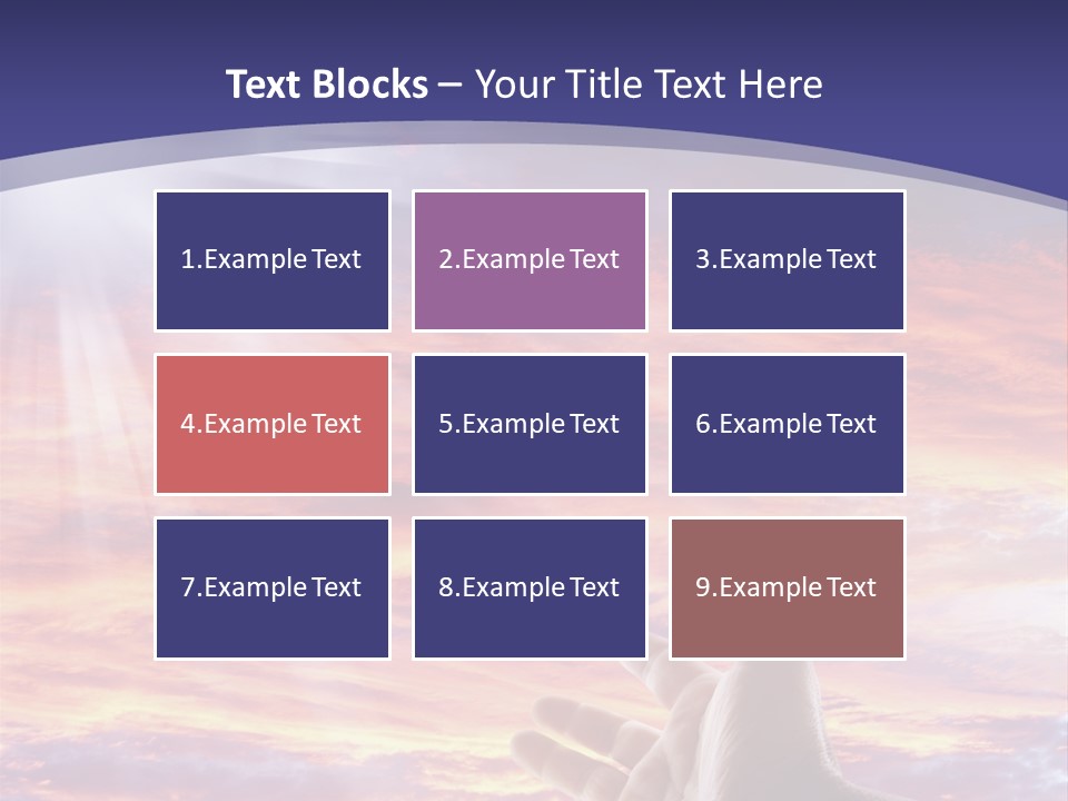 Reaching Warmth Beginning PowerPoint Template