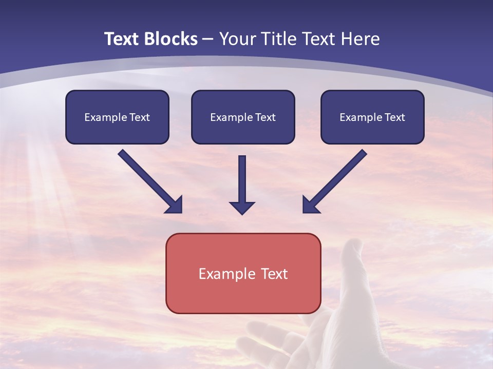 Reaching Warmth Beginning PowerPoint Template