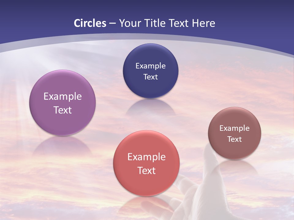 Reaching Warmth Beginning PowerPoint Template