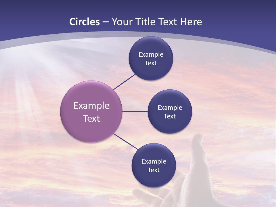 Reaching Warmth Beginning PowerPoint Template