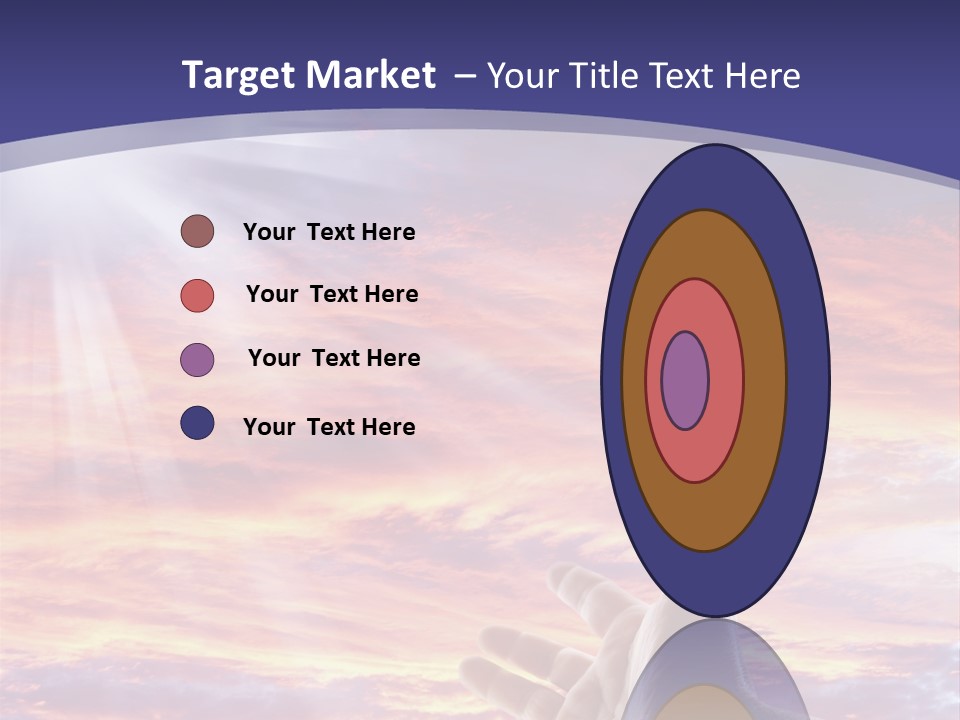 Reaching Warmth Beginning PowerPoint Template