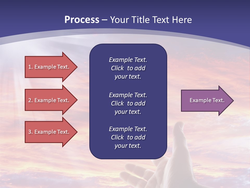 Reaching Warmth Beginning PowerPoint Template