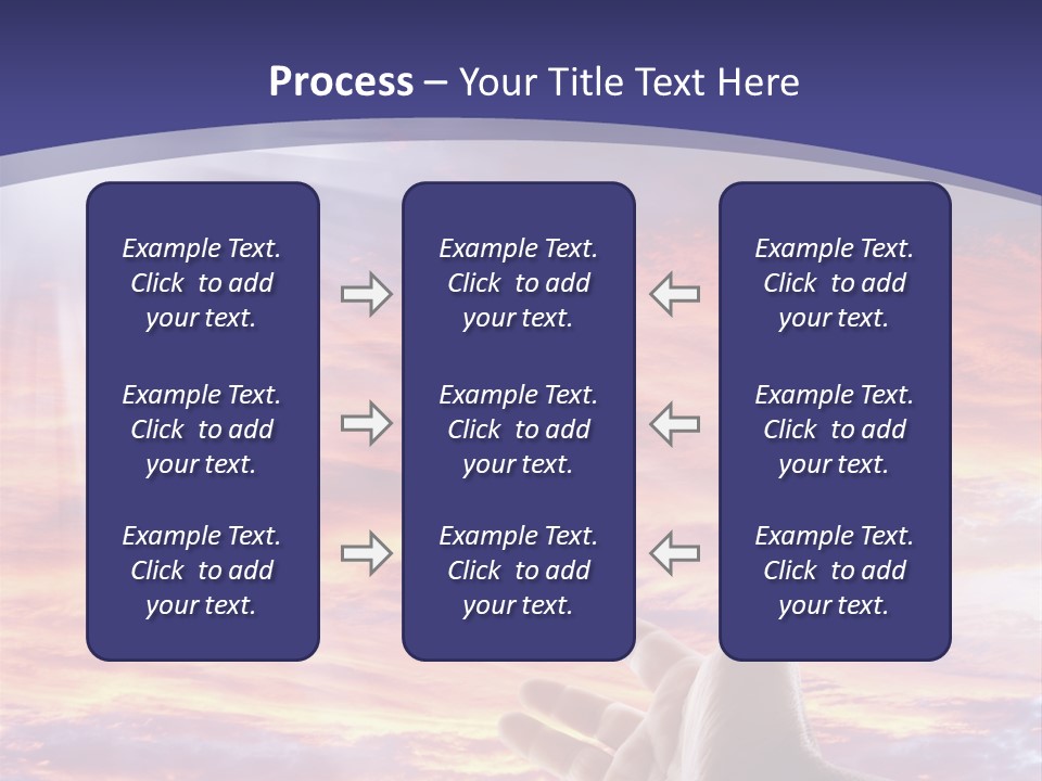 Reaching Warmth Beginning PowerPoint Template