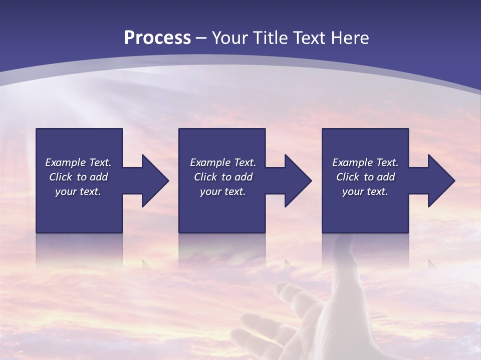 Reaching Warmth Beginning PowerPoint Template