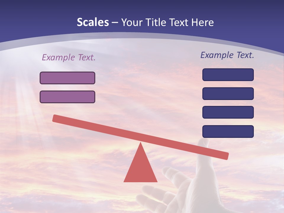 Reaching Warmth Beginning PowerPoint Template